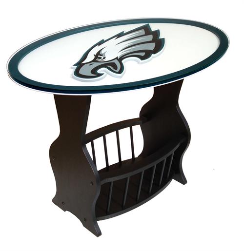 Philadelphia Eagles Logo End Table