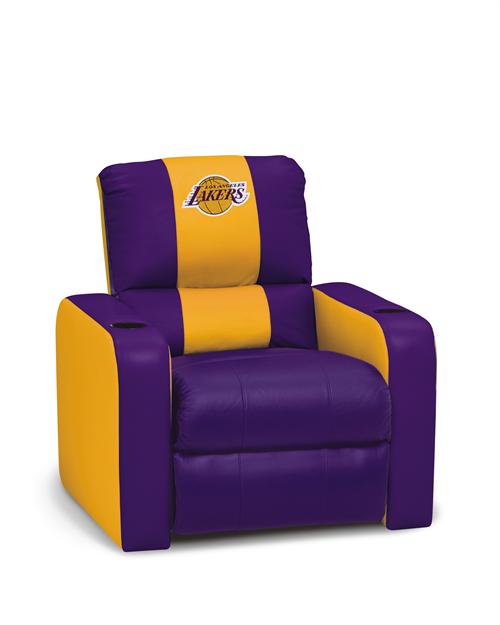 LA Lakers Dreamseat Leather Recliner