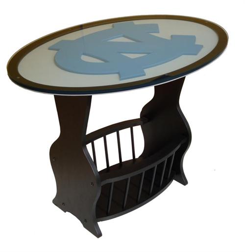 North Carolina Tar Heels Logo End Table
