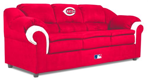 Cincinnati Reds Pub Sofa