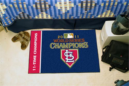 St. Louis Cardinals 2011 World Series Champions Starter Mat