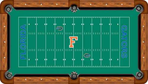Florida Gators Billiard Table Felt, Style 1