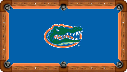 Florida Gators Billiard Table Felt, Style 4