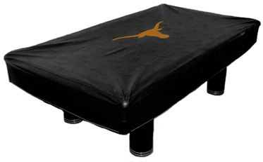Texas Longhorns Pool Table Cover, Style 1