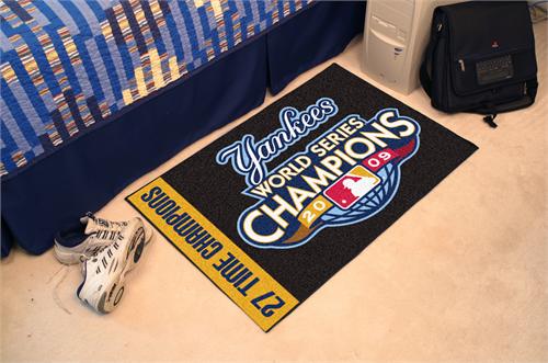 NY Yankees Twenty-Seven Time Champs Starter Rug