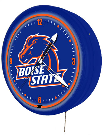 Boise State Broncos 20 Inch Jumbo Neon Clock