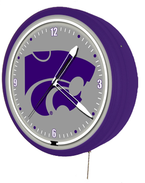 Kansas State Wildcats 20 Inch Jumbo Neon Clock
