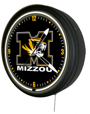 Missouri Mizzou Tigers 20 Inch Jumbo Neon Clock