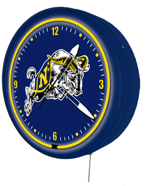 Naval Academy Midshipmen 20 Inch Jumbo Neon Clock