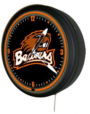 Oregon State Beavers 20 Inch Jumbo Neon Clock