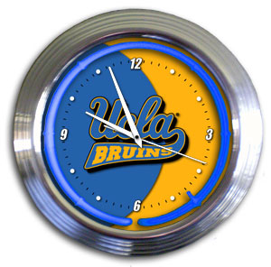 UCLA Bruins 14 Inch Neon Clock