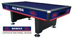 Ole Miss Rebels Varsity Pool Table