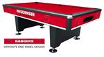 Wisconsin Badgers Varsity Pool Table