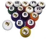 Georgia Tech Numbered Pool Balls