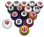 Indiana Hoosiers Numbered Pool Balls