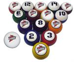 Iowa State Numbered Pool Balls