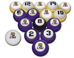 LSU Tigers Numbered Pool Balls
