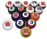 North Carolina State Numbered Pool Balls