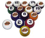 Oklahoma State Numbered Pool Balls