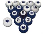 Penn State Numbered Pool Balls