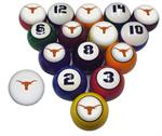 Texas Longhorns Numbered Pool Ball Set