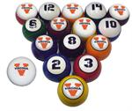 Virginia Cavaliers Numbered Pool Balls