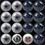 Dallas Cowboys Pool Balls