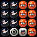 Denver Broncos Pool Balls
