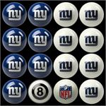 New York Giants Pool Balls