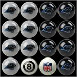 Carolina Panthers Pool Balls
