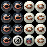 Chicago Bears Pool Balls