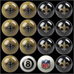New Orleans Saints Pool Balls