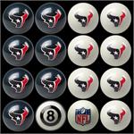 Houston Texans Pool Balls