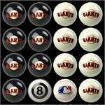 San Francisco Giants Pool Balls