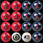 LA Angels Pool Balls