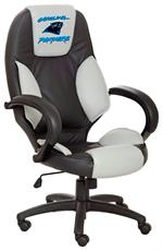 Carolina Panthers Leather Executive Office Chair