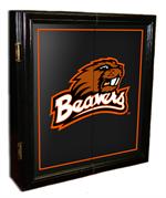 Oregon State Beavers MVP Dart Board Cabinet