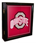 Ohio State Buckeyes MVP Dart Board Cabinet