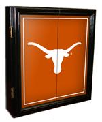 Texas Longhorns MVP Dart Board Cabinet