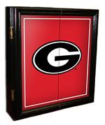 Georgia Bulldogs MVP Dart Board Cabinet