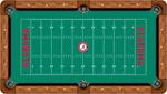 Alabama Crimson Tide Billiard Table Felt, Style 1