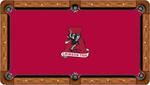 Alabama Crimson Tide Billiard Table Felt, Style 4