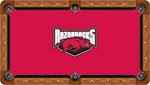 Arkansas Razorbacks Billiard Table Felt, Style 2