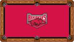 Arkansas Razorbacks Billiard Table Felt, Style 4