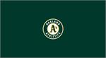 Oakland Athletics Pool Table Felt
