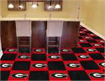 Georgia Bulldogs 20 Piece Carpet Tile Set