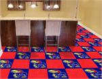 Kansas Jayhawks 20 Piece Carpet Tile Set