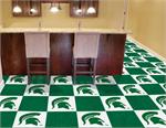 Michigan State Spartans 20 Piece Carpet Tile Set