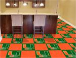 Miami Hurricanes 20 Piece Carpet Tile Set