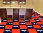 Denver Broncos 20 Piece Carpet Tile Set